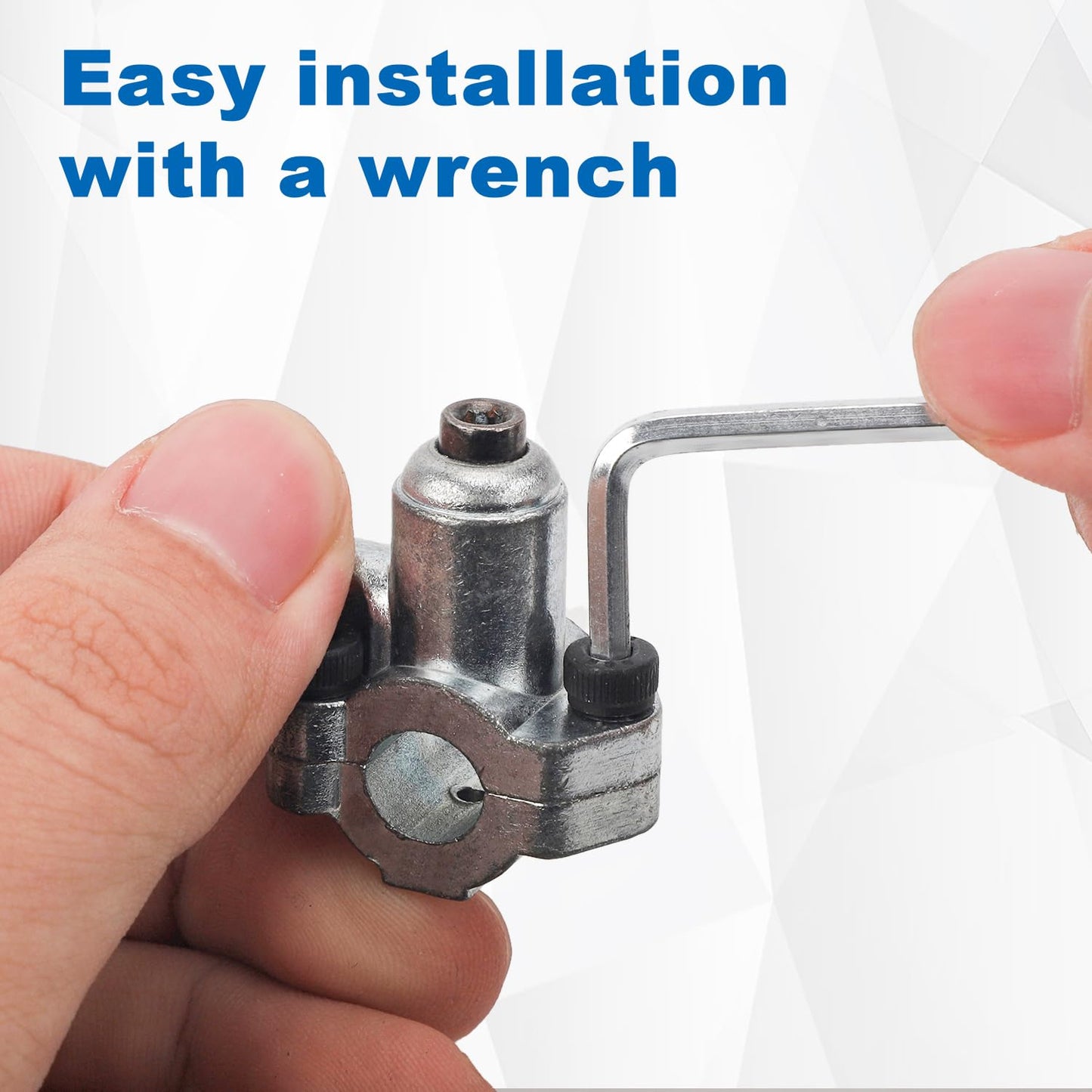 Gosknor 10pcs BPV-31 Bullet Piercing Valve & 10 Hex Key & 20 Adapter, Refrigerator Line Tap Valve Compatible with 1/4" 5/16" 3/8" Outer Diameter Pipes Replace TJ90BPV31,AP4502525,BPV31D,GPV14,MPV31