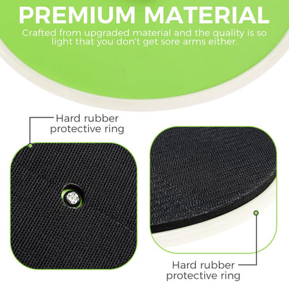 Yetaha 9 inch Drywall Pole Sander, 360 Degree Rotary Round Ceiling Radial Sander, Painting Prep Aluminum Alloy Hook and Loop Replacement, Suitable for Wall Cleaning and Polishing