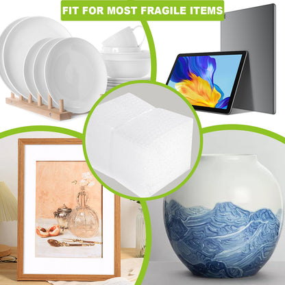50 Pcs Bubble Pouch Wraps, 8''x10'' Clear Bubble Out Bags for Packing, Double Walled Cushioning Bags for Shipping, Storage and Moving(Not Self-Seal)