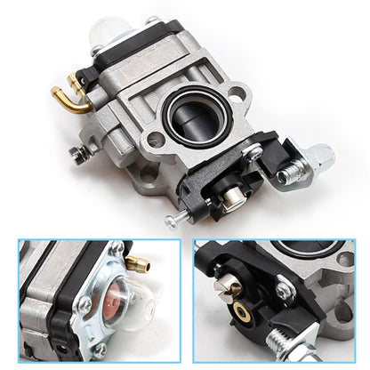 300486 11334 Carburetor Carb Replacement for 2 Cycle 43cc Powermate PCV43 Tiller Replacement for Earthquake E43 MC43 MD43 WE43 WE43E WE43CE Carb Fuel Line Tune Up Kit