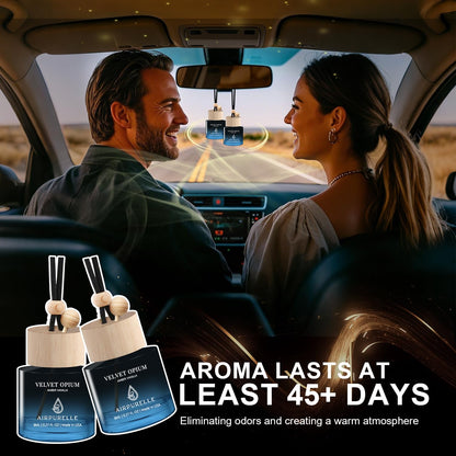 Car Air Freshener Hanging 4 Pack - Air Fragrance Oil Air Diffuser for Car, 90+ days Long Lasting Fragrance, Four 0.27 FL OZ/8ML Made in USA Ca r A ir Freshener for women - Mothers Day Gifts