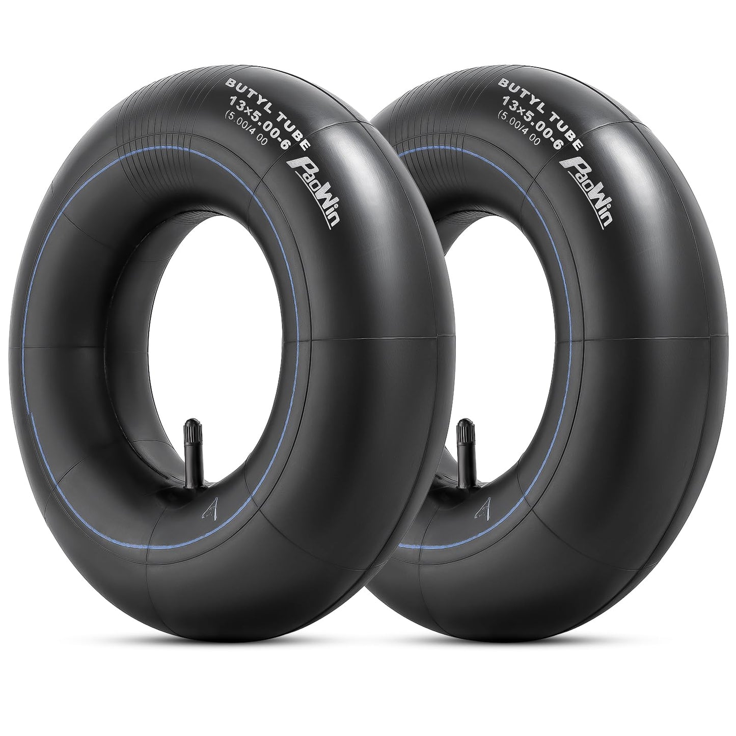 13x5.0-6(5.0/4.0-6) Heavy Duty Replacement Inner Tube with TR13 Straight Valve Stem Compatible with Wheelbarrows, Mowers, Hand Trucks and More 13x5.0-6(5.0/4.0-6) Tire