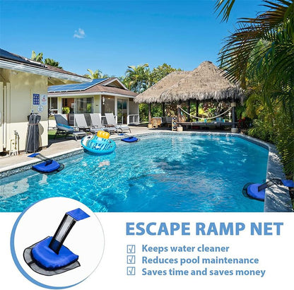 2 PCS Animal Saving Escape Ramp for Pool, Floating Step Ramp Critter Saving Escape Ramps Swimming Pool Device Handy Rescues Saving Escapes Supplies for Duck, Frogs,Turtle