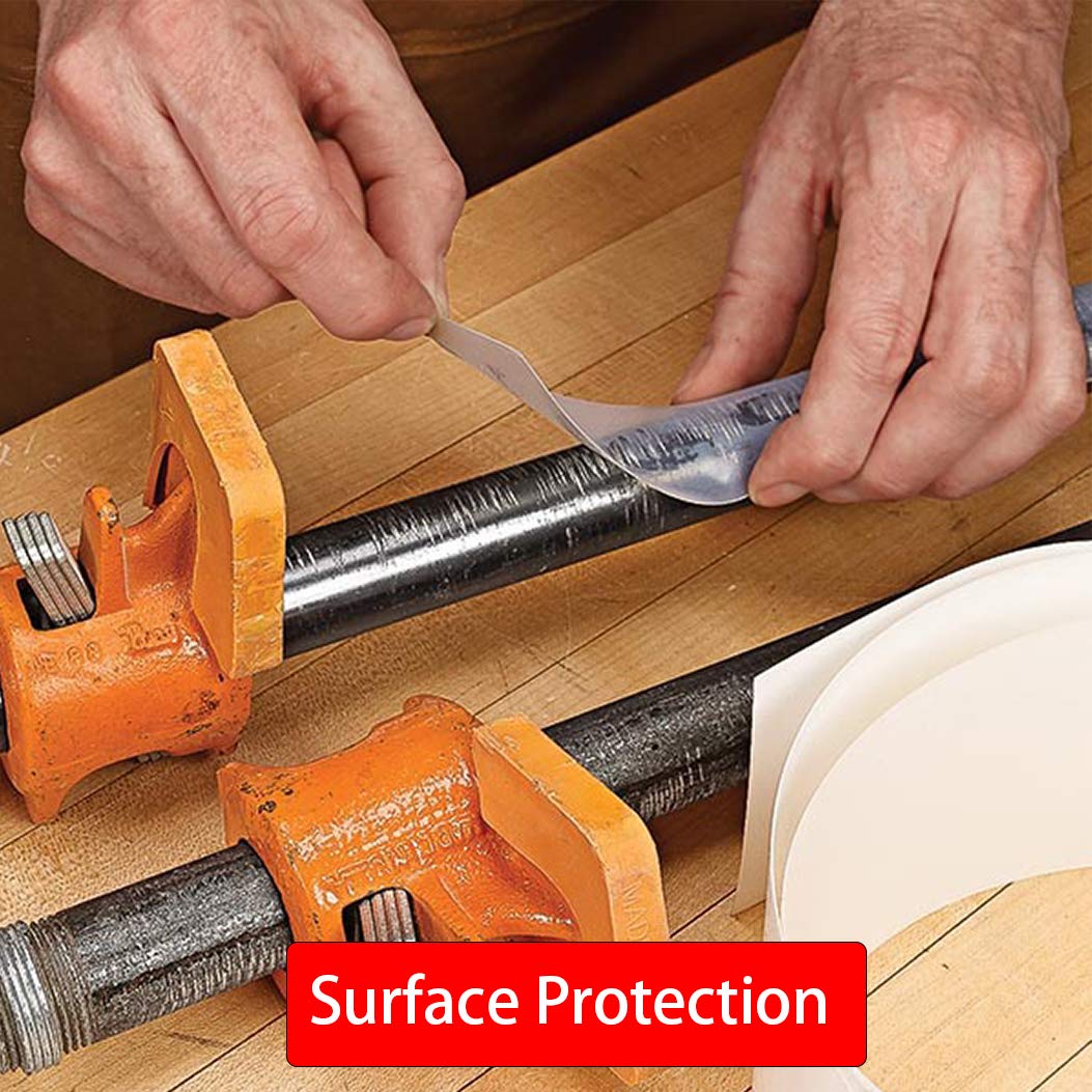 APT 0.012" Thick Low Friction UHMW Tape, Extra Durable Ultra-high Molecular Weight Polyethylene, Surface Protection, Noise Reduction. Ideal for Rails, Drawers and Lining (1" x 5Yds)