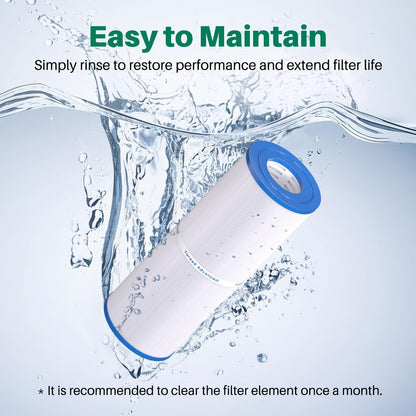 TOREAD TRF-4950 Spa Filter Replaces Unicel C-4950, Pleatco PRB50-IN, Guardian 413-212-02, Filbur FC-2390, 373045, 03FIL1600, 17-2380, Jacuzzi J210/J220/J235/J245/J275, 5X13 Hot Tub Filter, 1Pack