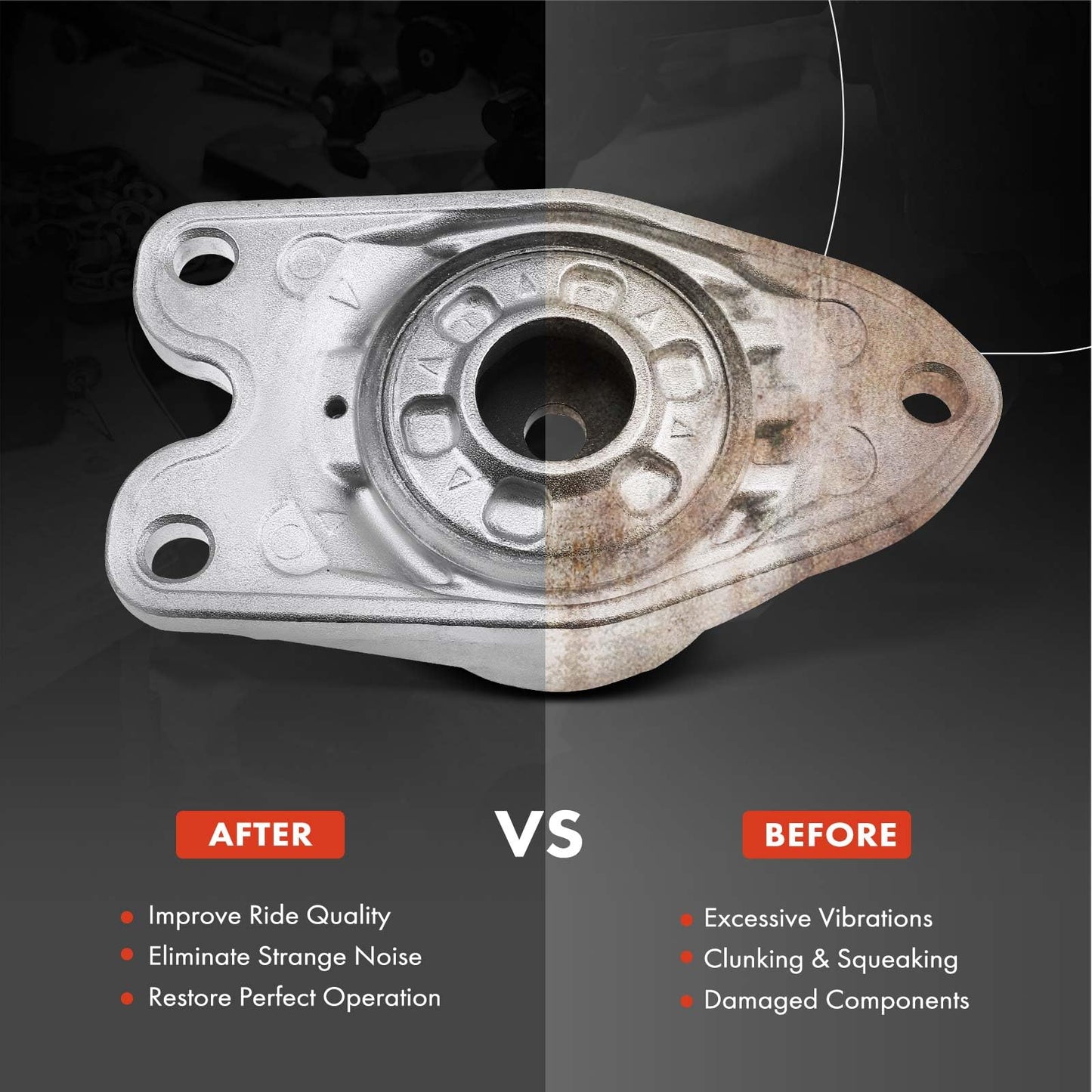 A-Premium Rear Driver or Passenger Suspension Strut Mount Compatible with BMW 320i 328d 328i 330e 330i 335i 340i 228i 230i 428i 430i xDrive Gran Coupe