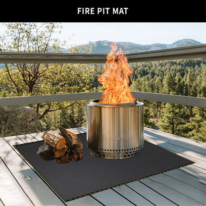 VCHOMY Under Grill Mat for Outdoor Grill Deck Patio Protector,60x40 Inch Large Silicone Fireproof Waterproof Oil-Proof Fire Pit Mat BBQ Barbecue Floor Matt Pad(40''x60'')