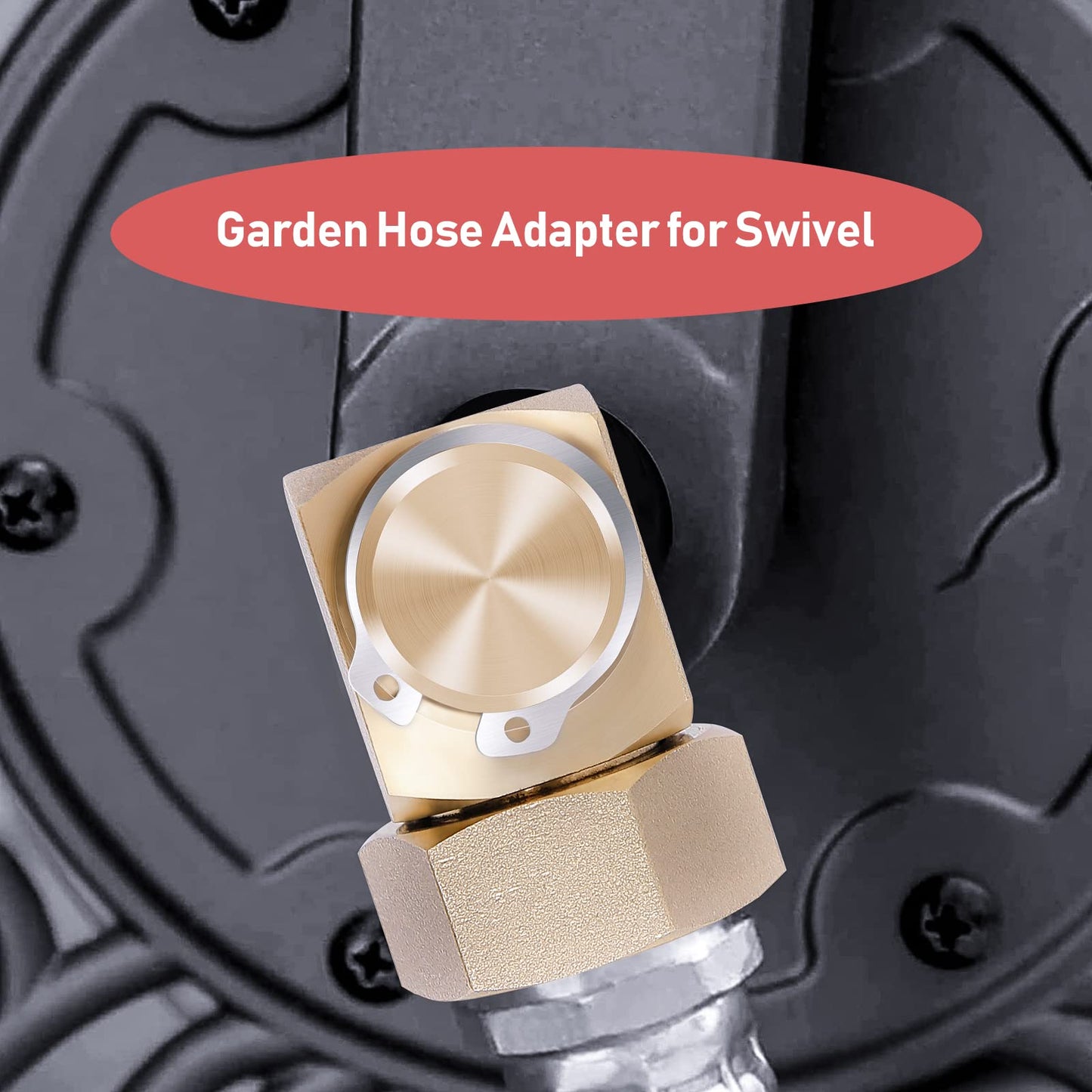 Solimeta Garden Hose Reel Swivel Replacement, Garden Hose Adapter.