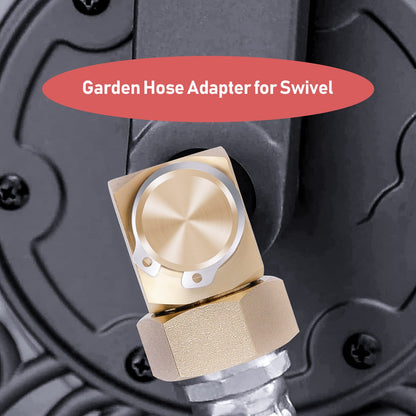 Solimeta Garden Hose Reel Swivel Replacement, Garden Hose Adapter.