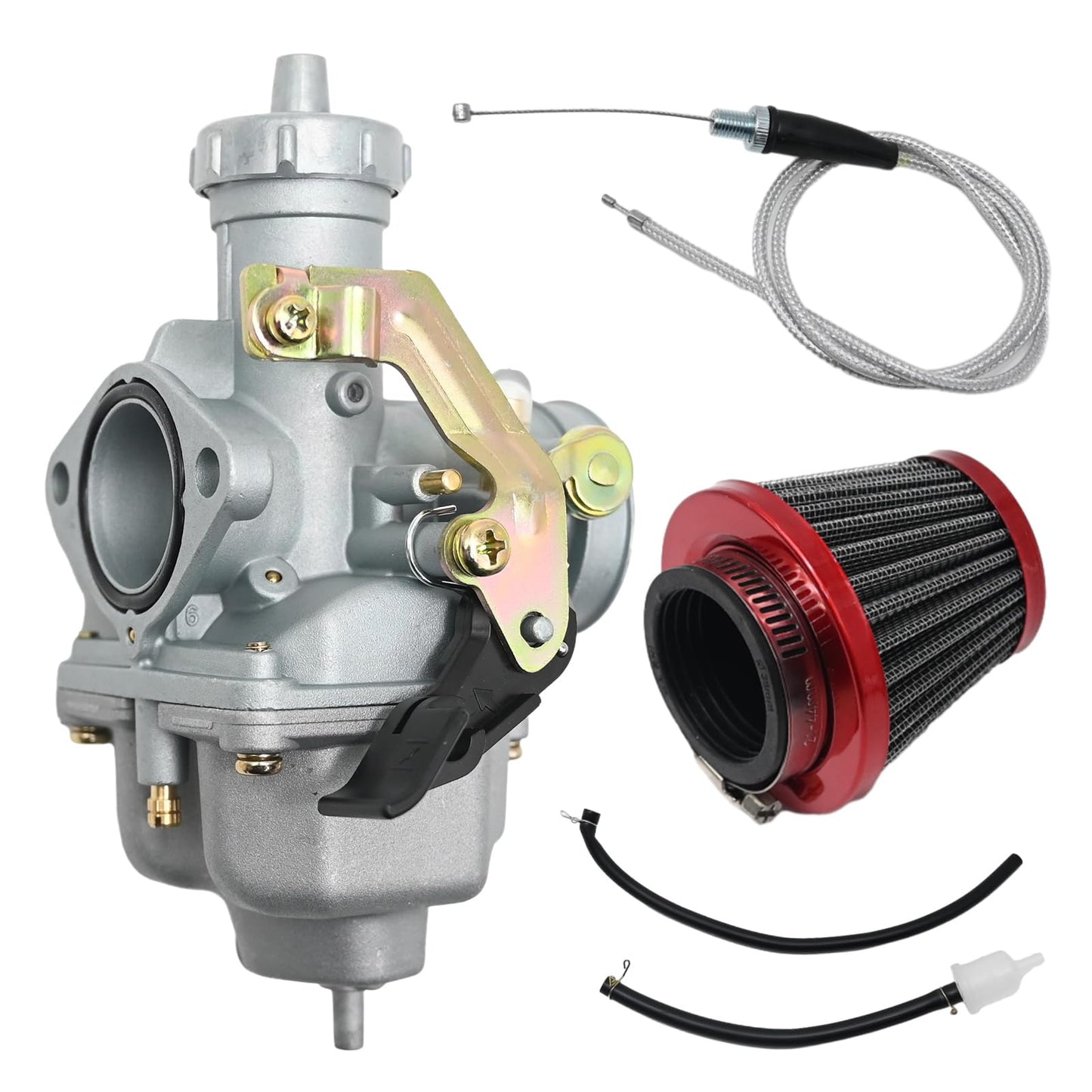 Vkinman PZ27 Carburetor Carb Kit Replacement for Honda Big Red 200 ATC200E ATC200ES ATC185 ATC185S ATC200 ATC200S ATC200M ATC200X