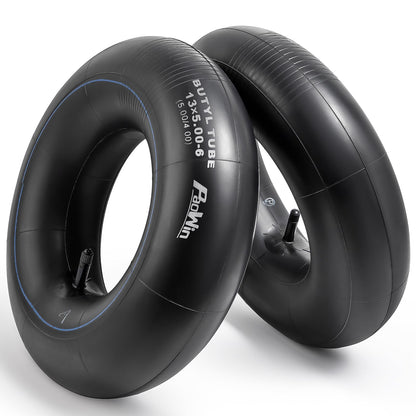 13x5.0-6(5.0/4.0-6) Heavy Duty Replacement Inner Tube with TR13 Straight Valve Stem Compatible with Wheelbarrows, Mowers, Hand Trucks and More 13x5.0-6(5.0/4.0-6) Tire