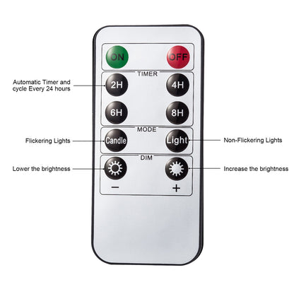 Aku Tonpa Flameless Candles Battery Operated Pillar Real Wax Flickering Electric LED Candle Sets with Remote Control Cycling 24 Hours Timer, 4" 5" 6" Pack of 3