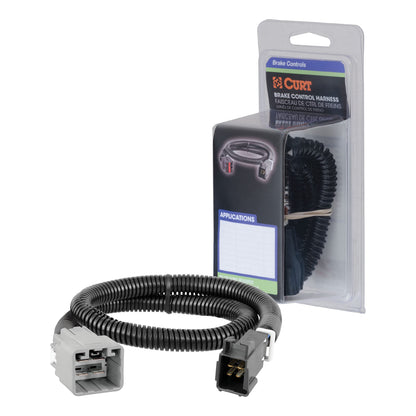 CURT Manufacturing 51458 Quick Plug Electric Trailer Brake Controller Wiring Harness for Select Ram 1500, 2500, 3500