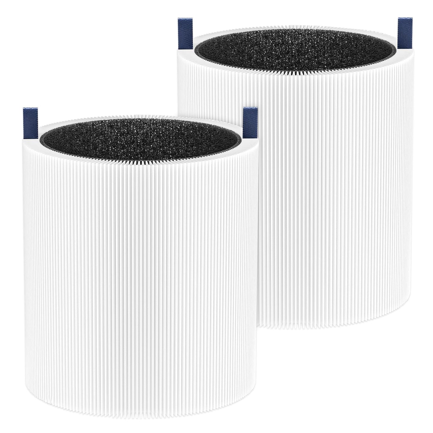 511 True HEPA Filter Replacement Compatible with Blueair Blue Pure 511 Air Purifier: 2-in-1 HEPA Filter with Activated Carbon Filter (2Packs)