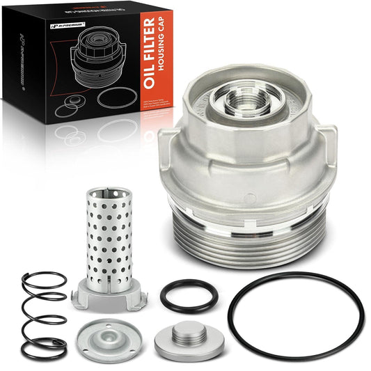 A-Premium Oil Filter Housing Cap Assembly Compatible with Toyota Sequoia RAV4 4Runner Lexus LS460 LX570 IS250 2006-2014