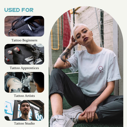 WZPB Tattoo Grip Tape - 24 Pack Grip Wrap Cover Disposable Tape Self-Adhesive Bandage Grip Tape for Tattoo Machine 2" x 5 Yards Black