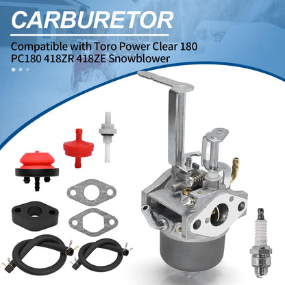 SYOWADA 119-1980 Carburetor Repair Kit Replacement for Toro Power Clear 180 PC180 418ZR 418ZE Snowblower, 520-876 Replacement for Toro 38272 38273 38282 38283