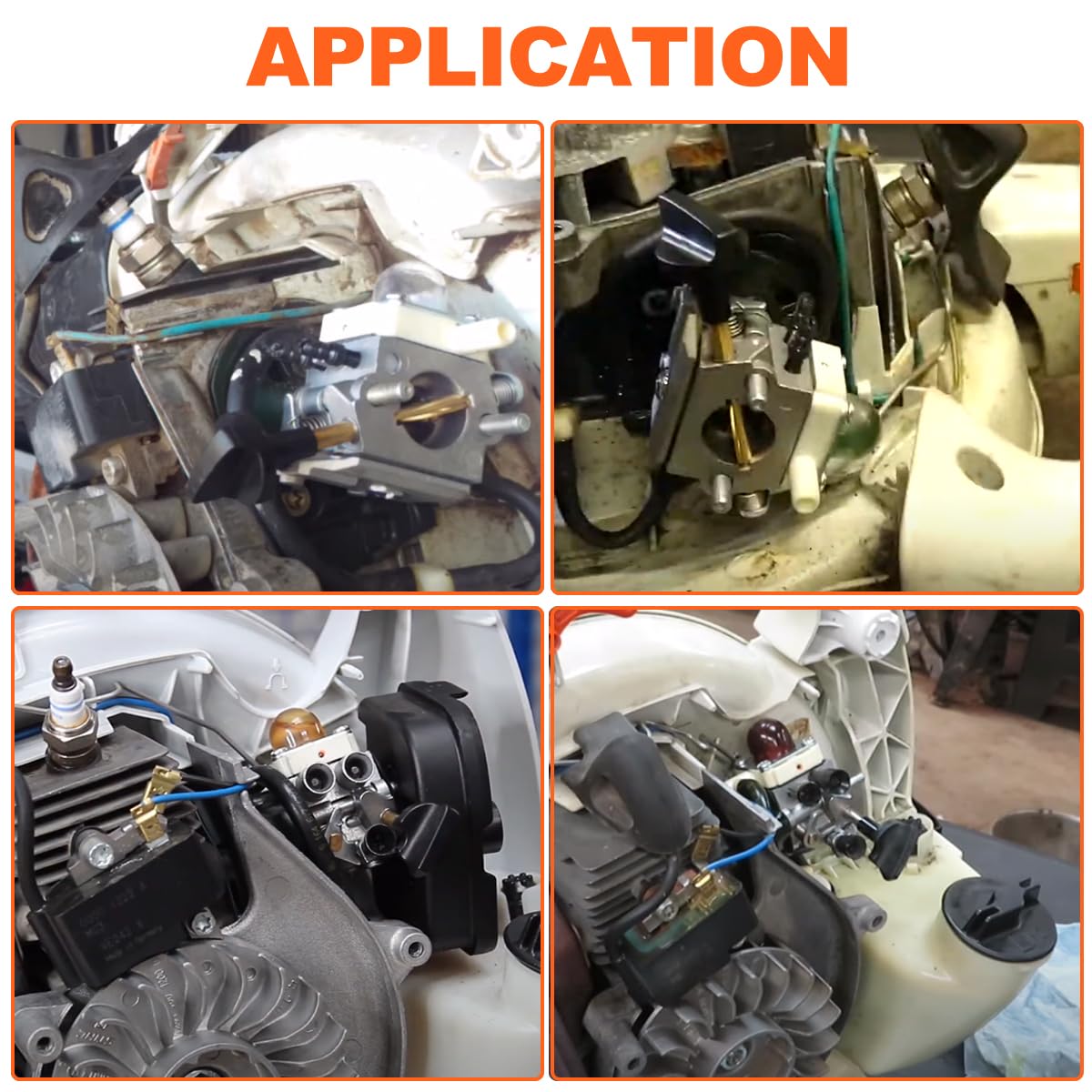 ZAMDOE BG86 Carburetor for stihl BG86C Leaf Blower Engine, 4241 120 0623, 4241 120 0616, with HD2 Air Filter+Spark Plug+Fuel Line+Fuel Filter
