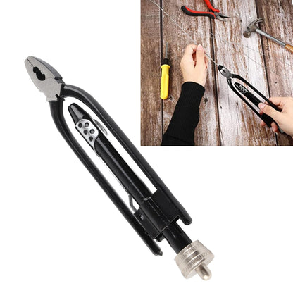 Acouto Safety Wire Pliers 8.3in Safety Wire Twister Tool with 25ft Wire, High Carbon Steel Wire Twisting Tool for Aircraft Automobile Industrial