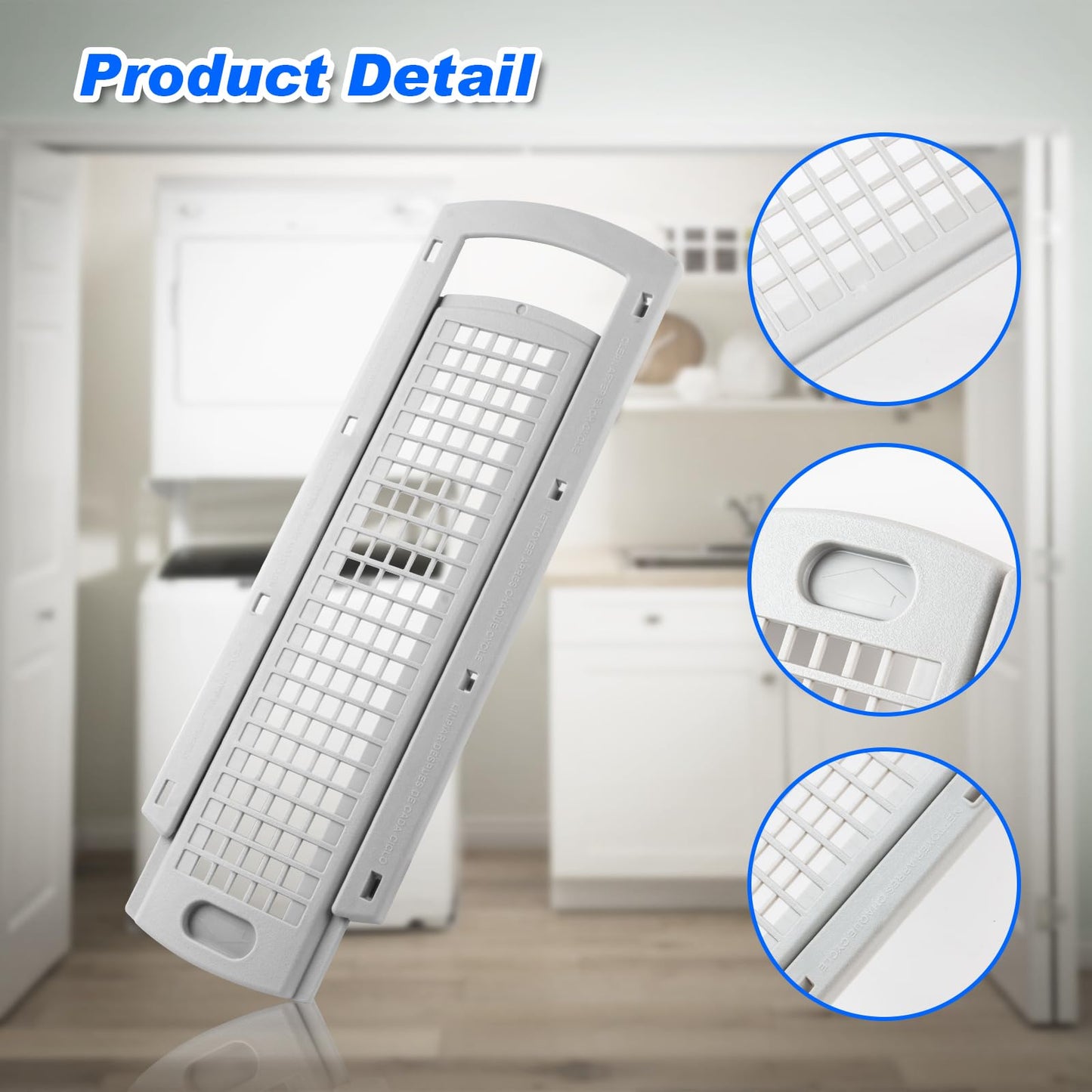 WE22X35337 Dryer Lint Screen Cover Grid Compatible with Washer |dryer lint trap dryer | dryer lint filter housing