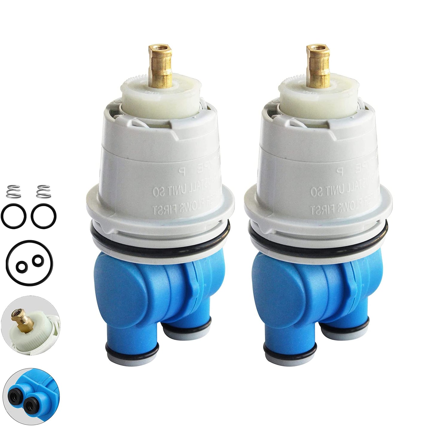 QLXAQLX RP19804 Pressure Blance Shower Cartridge Assembly Replacement for D 1300/1400 Series Tub and Shower, Fits Select Monitor Valves (1993~2007) (Blue)
