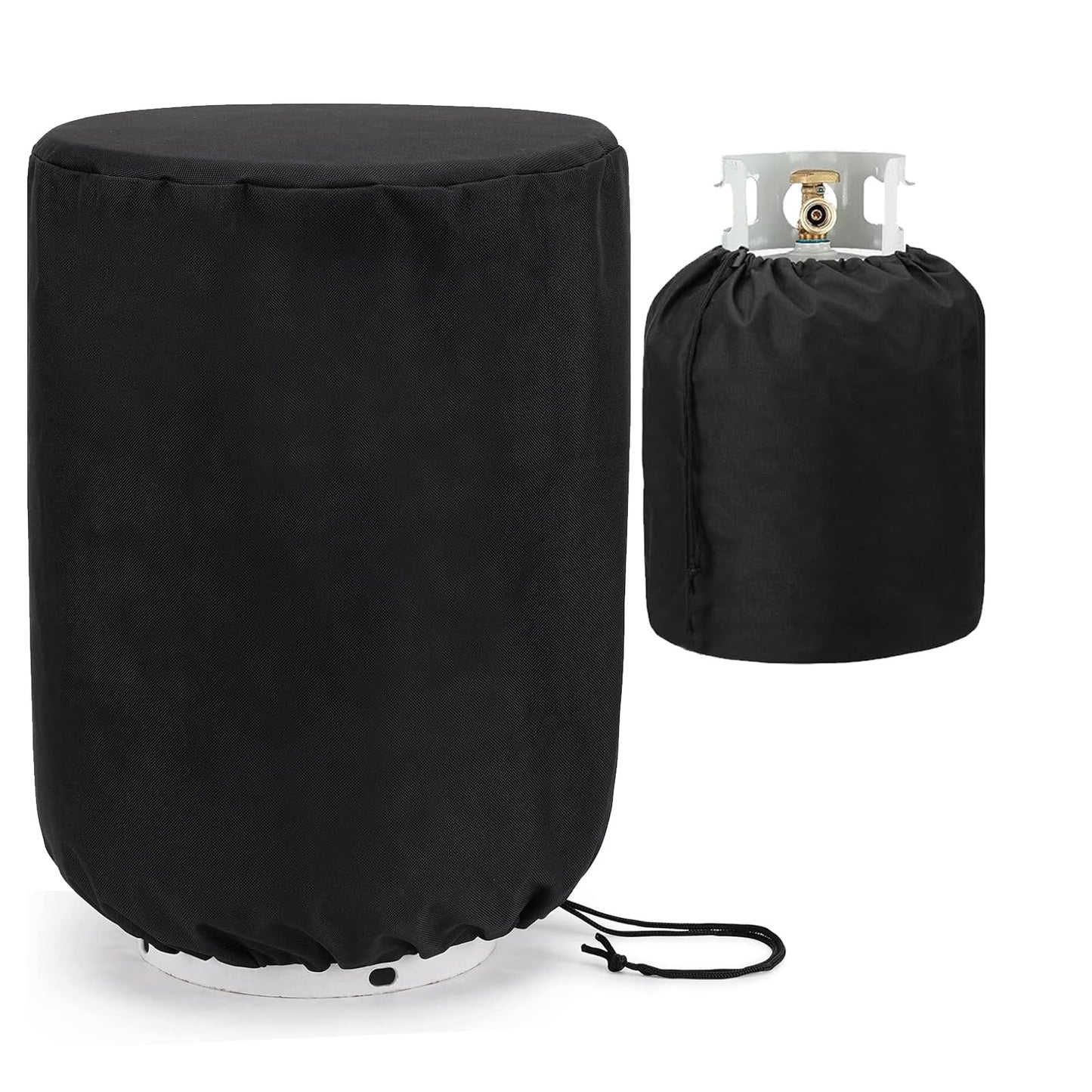 AEIMIAIDE Propane Tank Cover, Outdoor 420D Heavy Duty Waterproof Coversfor Standard 20lb Tank Cylinder, Waterproof and UV Resistant Gas Cylinder Cover, Traveling Camping Use