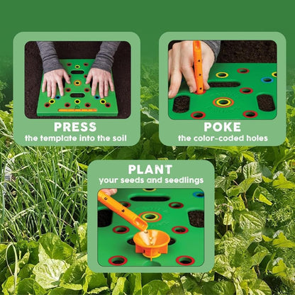 Square Gardening Tools,Novelty Garden Square Template Seed Spreader | Soil Spacer Garden Tools,The Original Seed Planting Template for Square Foot Gardens,Bigger Harvests