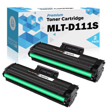 Ultra Toner® Compatible Replacement for Samsung MLT-D111S Black Toner Cartridge mlt-d111 MLTD111S mltd111s mlt-d111l SL-M2020W SL-M2070FW SL-M2070W Xpress-M2020W Xpress-M2070FW Xpress-M2070W (2 PK)