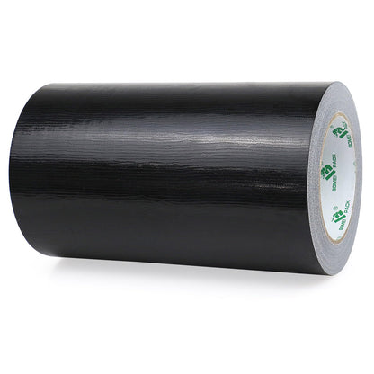 BOMEI PACK Wide Duct Tape 8Inch, Waterproof Strong Black Tape Gris Residue Free for Crafts and Repair, 1Roll 8.3Mil x 30yds
