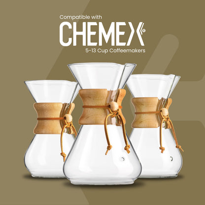 Chemex FS-100 Bonded Coffee Filter Square, One Size, White