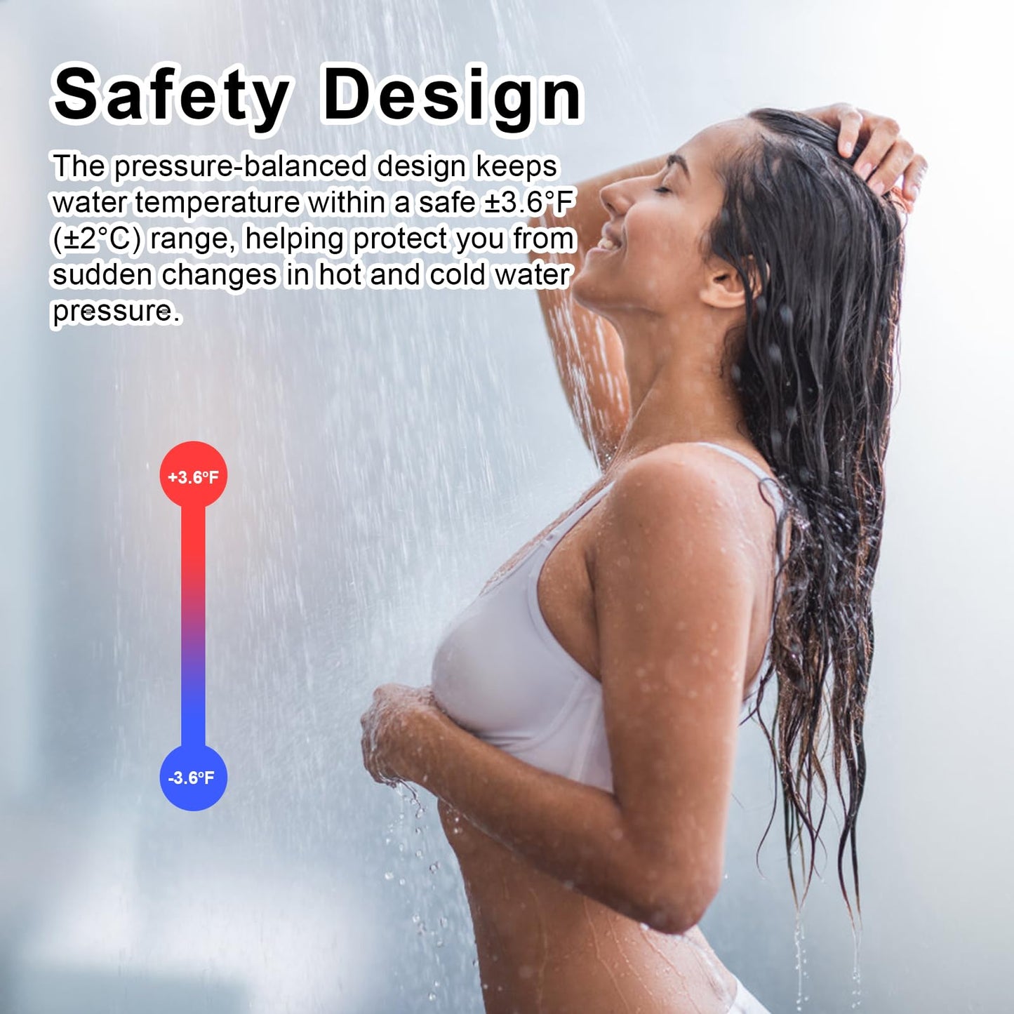 BOXOB RP46074 Shower Valve Replacement for Delta, Faucet Tub Shower Cartridge Replacement Compatible with Delta 13/14 Series Single Handle Bathtub and Shower