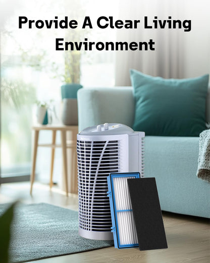Aer1 Filter Replacement for Bionaire Holmes Air Purifiers, 2 True HEPA Filters + 4 Carbon Booster Filters, HAPF30AT
