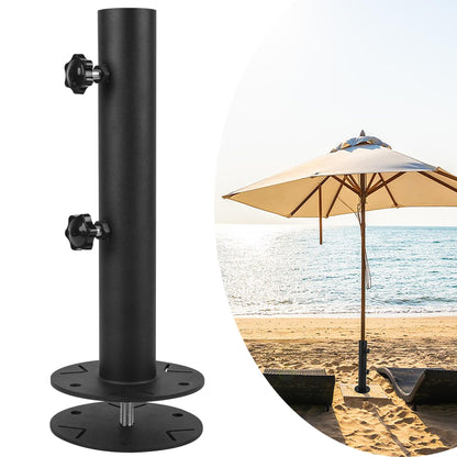 Wdwlbsm Universal Granite Umbrella Stand Tube, Stone Umbrella Tube Base for Outside, Heavy Duty Parasol Base, Umbrella Pole Mount Stand Tube Set, Table Umbrella Tube Bracket, DIY Umbrella Stand Parts