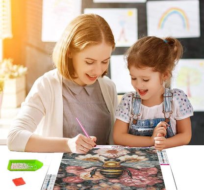 4 Pack Diamond Painting Kits for Adults,Insect Diamond Art Kits for Adults,5D Full Drill DIY Diamond Dot Gem Art Kit Wall Home Decor Arts Craft 12x16 inch