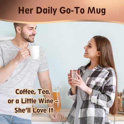60th Birthday Gifts for Women, 21 with 39 Years Experience 60TH Wine Glass, 60th Birthday Decorations for Women, Funny 60 Year Old Birthday Gifts Idea for Women, Mom, Friends, Wife, Daughter, Sister