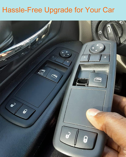 Power Window Switch Driver Side Window Switch for Dodge Grand Caravan 2013-2020 Chrysler Town & Country 2012-2016 Ram C/V 2012-2015 fit 68110870AA 68110870AB 68298870AA