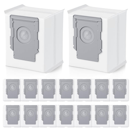 16 Pack Vacuum Bags for irobot Roomba bags i &s& j Series, Replacement for irobot Roomba i7 i7+(7550), i3+EVO(3550) i1+ i4+ i5+ i6+ i8+ s9(9150) s9 Plus(9550) j5+ j7+ j8+ j9+ Dirt Disposal Bags