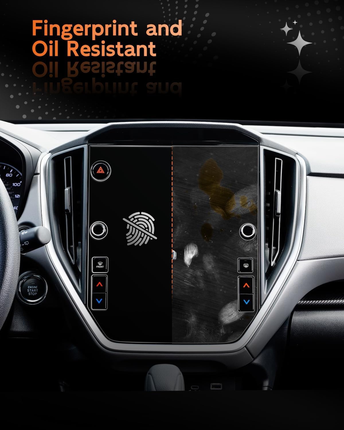 CDEFG for 2022-2026 Subaru WRX & 2024 2025 2026 Subaru Crosstrek Accessories Screen Protector,Premium/Limited/GT/Sport/Limited/Wilderness TouchScreen Display Cover (11.6 Inch Tempered Glass)