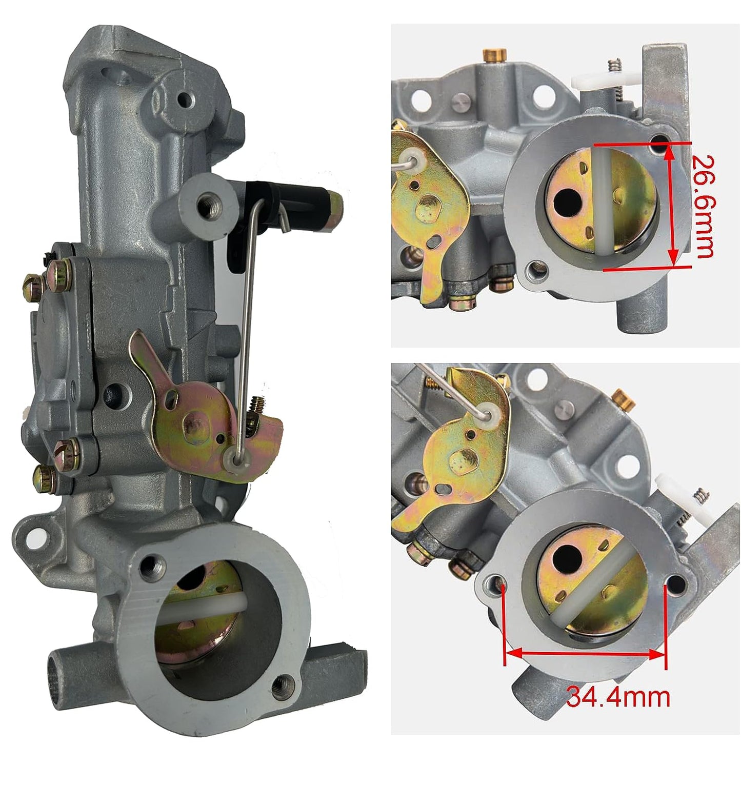 Dosens 498298 Carburetor Compatible for Briggs & Stratton 692784 495951 492611 490533 495426 130202 112202 112232 134202 137202 133212 135202 5HP Carb with Gasket & Cleaning Brushes