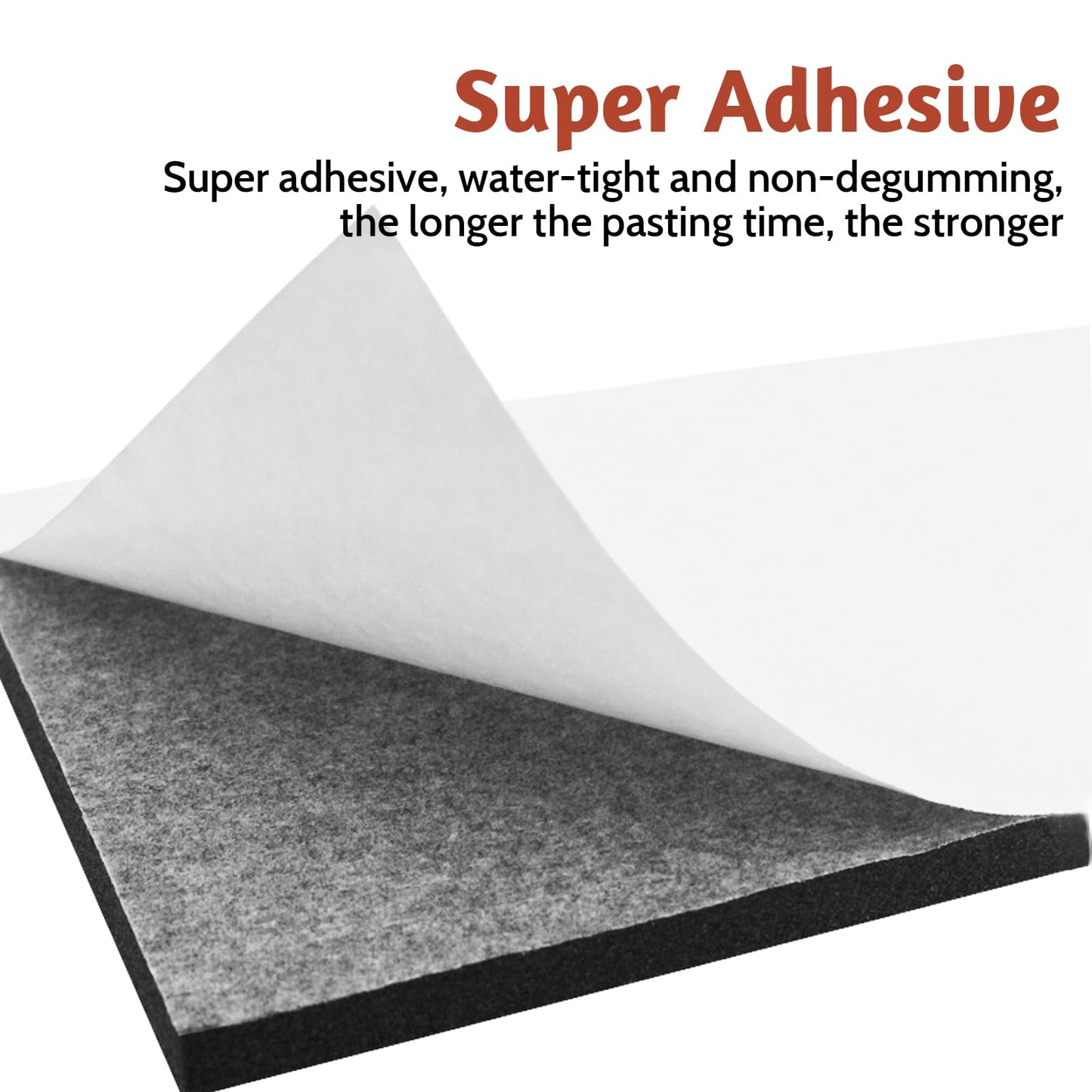 Vefhby Foam Insulation Neoprene Sheets Roll with Adhesive, 12 in x 59 in x 1/2 in Closed Cell Neoprene Rubber Roll, Multi-Function for DIY, Home, Industrial & Soundproof Projects (Black)