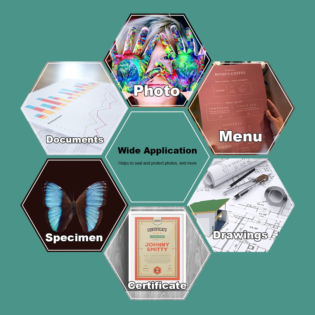 BESTEASY 3 Mil Thermal Laminating Pouches, Clear Thermal Laminating Sheets 9" x 11.5" Letter Size, Hold 8.5" x 11" Sheet (200 Pack)