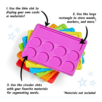 Little Minds at Work™ Sound Segmenting Trays, Set of 6