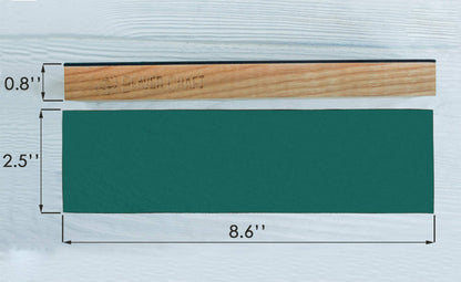 BeaverCraft Leather Strop for Knife Sharpening - Stropping Leather with Polishing Compound - Knife Strop Block for Knives, Chisel, Tool Sharpening - Stropping Kit 22 cm LS4P1 with Honing Compound