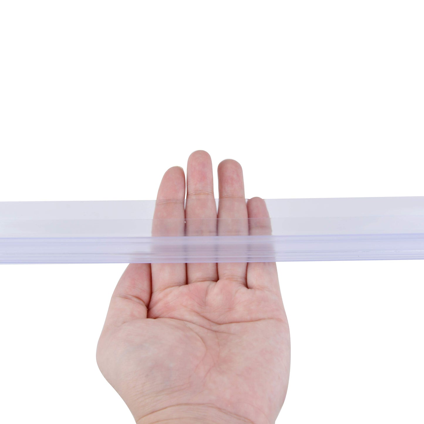 Queenbox Shower Door Waterproof Strip Sweep Bottom Seal Wipe Drip Rail Windproof 25MM Extended Water Retaining Edge