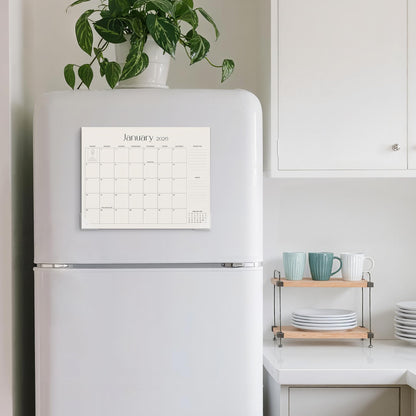 Cabbrix Magnetic Calendar for Refrigerator 2026-2027, Magnet Fridge Calendar July 2026 to December 2027, 13 x 11-1/2 inch, Monthly Floral Design, Easy Planning (Simplified)