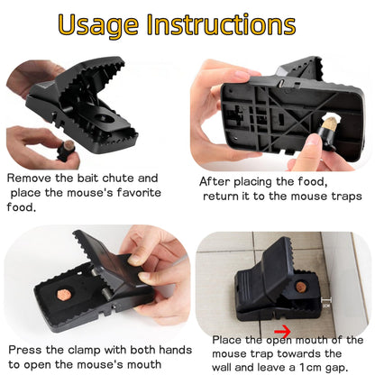 10 Pack Mouse Trap 6 Large Rat Traps 4 Small Mice Traps Snap Traps for Indoor and Outdoor Use for Home, Restaurant ，Factory，Bedroom, Kitchen