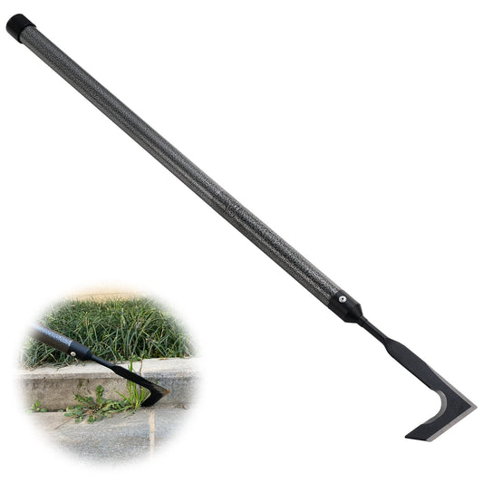 Crack Weeder, 44 Inch Long Manual Crevice Weeding Tool Weed Puller for Sidewalk Paver Deck Boards Weed Removal, Heavy Duty Gardening Tool