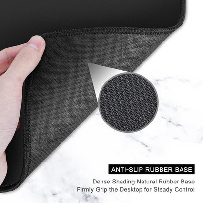 Auhoahsil Desk Mouse Pad, Large Gaming Mousepad, XXL Desk Pad, Extended Long Superior Micro-Weave Cloth Non-Slip Rubber Big Computer Mouse Mat for Gamer, Office & Home, 35" x 15", Abstract Monstera
