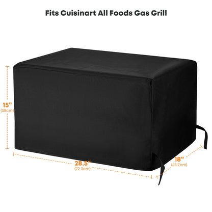 Stanbroil Outdoor Heavy Duty Waterproof Gas Grill Cover Fits Cuisinart All Foods Gas Grill, Replacement for Cuisinart CGC-21, Black