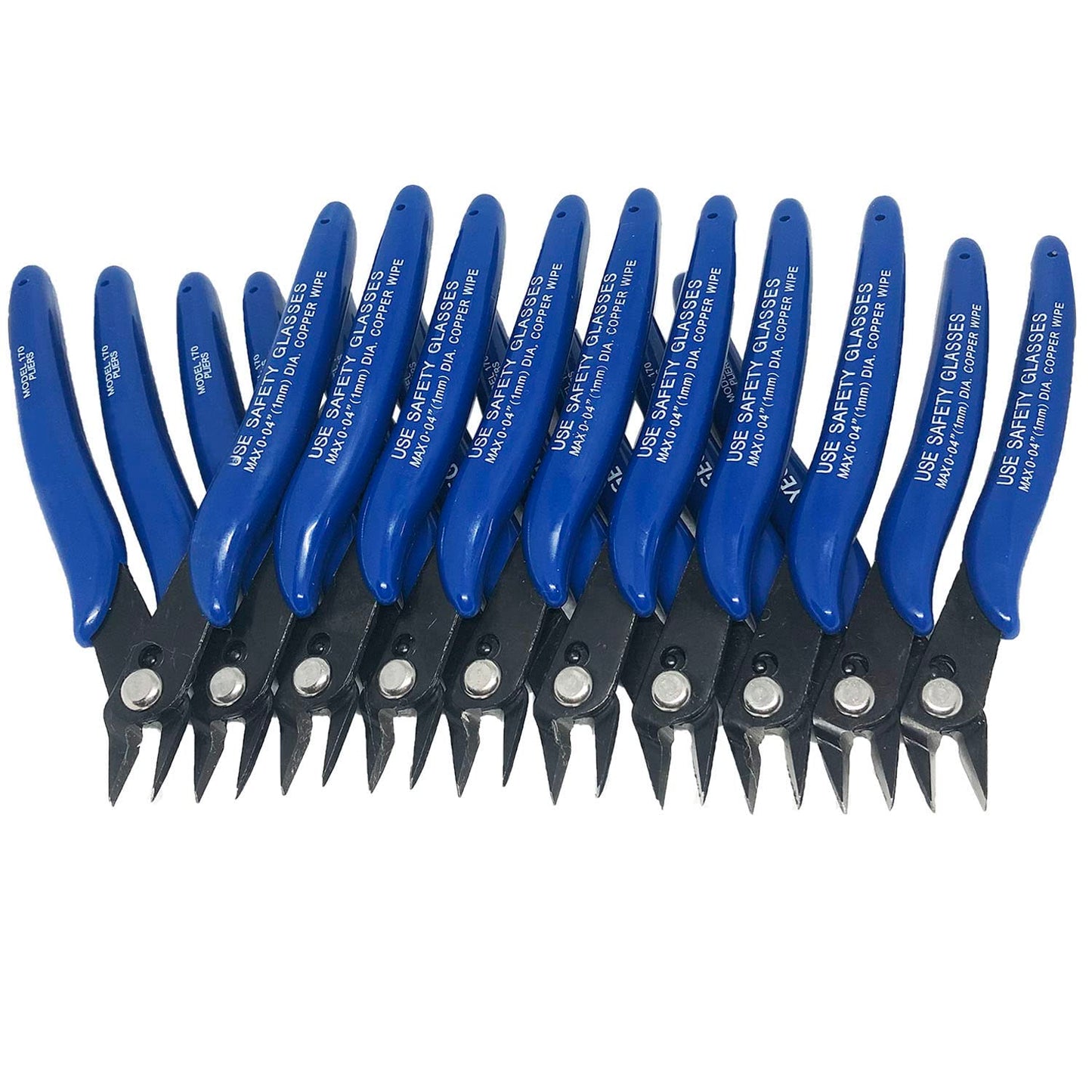 10pcs/lot 5" 125cm Plato 170 Blue Flush Cutter Diagonal Cutting Pliers Precision Shear Lead Cutter Copper Wire Cutter/Nipper